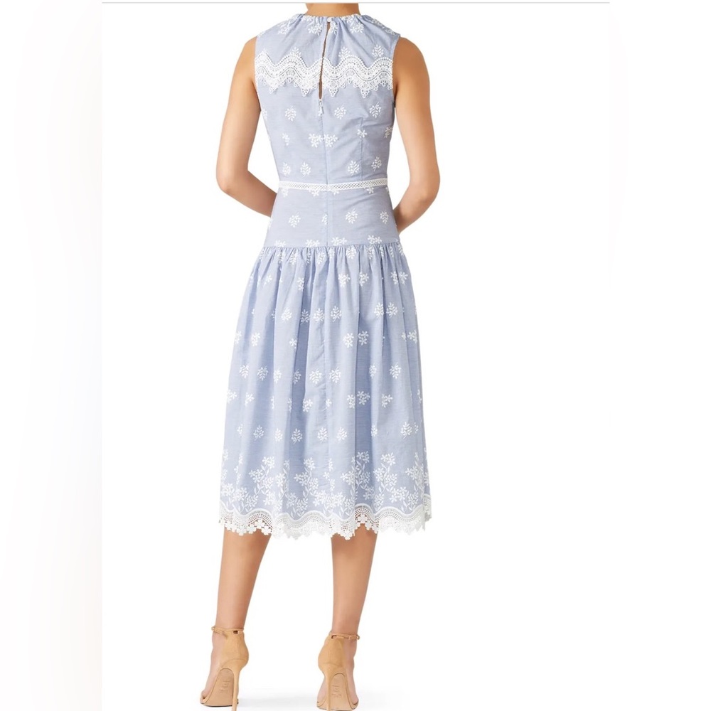 Monique Lhuilier Lace Hem Midi Dress, very cut and as new, just too small for me